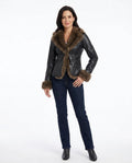 Heidi-Outlet - Keron | Faux-Fur-Trimmed Tailored Jacket Women