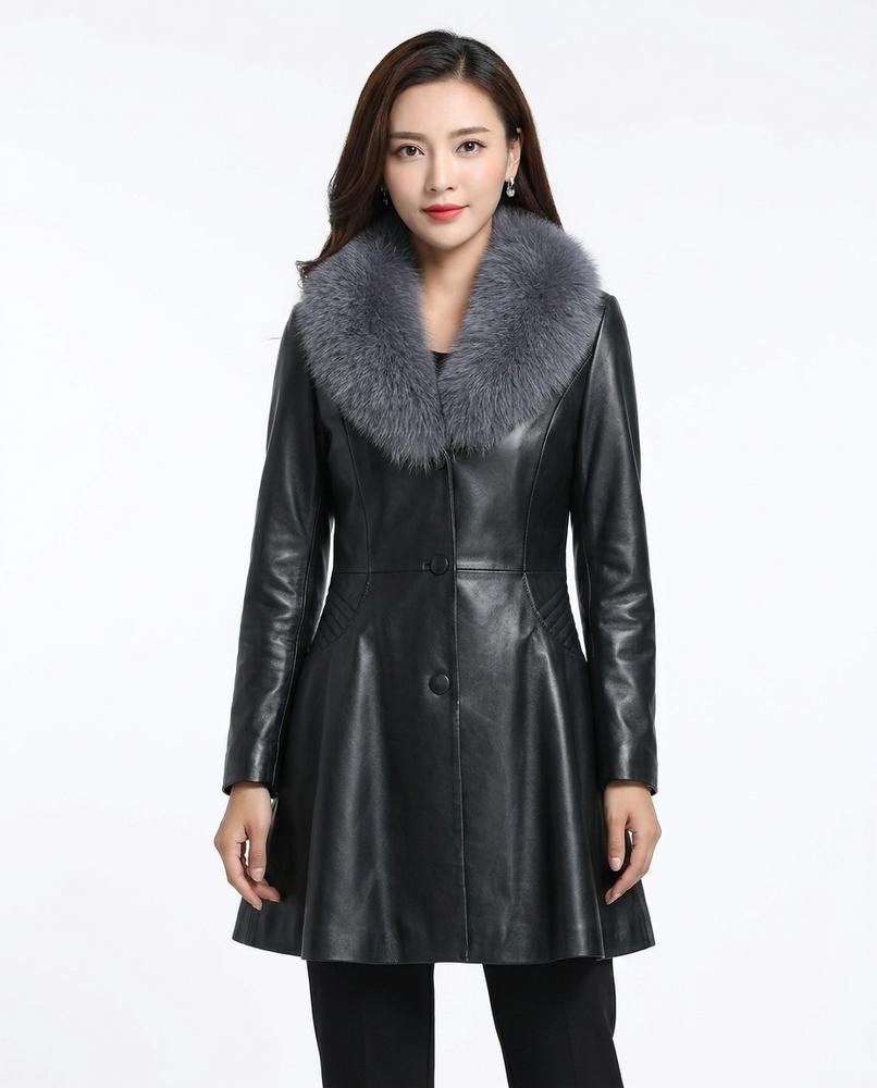 Heidi-Outlet - Ranal | Fur-Trimmed Fitted Coat Women