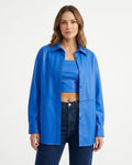 Heidi-Outlet - Seven | Faux Leather Oversized Jacket Women