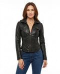 Heidi-Outlet - Viran | Fitted Zip-Up Leather Jacket Women