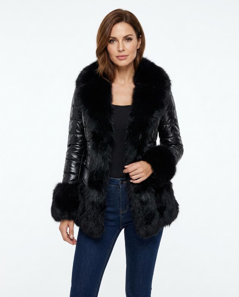 Heidi-Outlet - Vimir | Fitted Fur-Trimmed Jacket Women