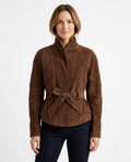 Heidi-Outlet - Riram | Suede Belted Jacket Women