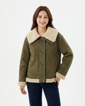 Heidi-Outlet - Sakar | Sherpa-Lined Button-Front Jacket Women