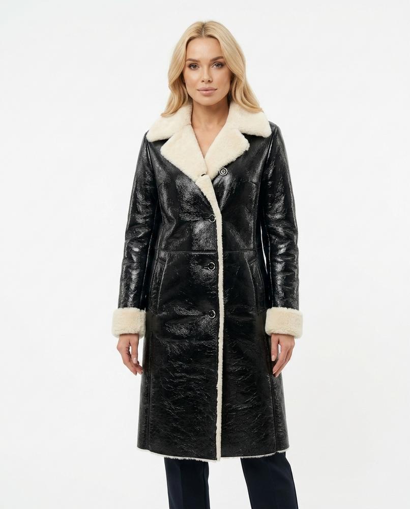 Heidi-Outlet - Mamer | Glossy Shearling-Lined Coat Women