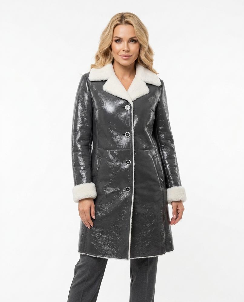Heidi-Outlet - Mamer | Glossy Shearling-Lined Coat Women