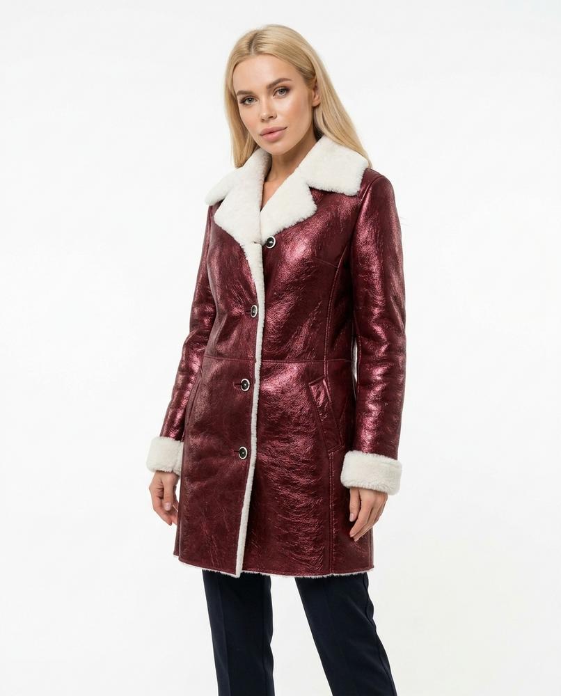 Heidi-Outlet - Mamer | Glossy Shearling-Lined Coat Women