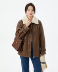Heidi-Outlet - Allen | Lined Faux-Leather Jacket Women