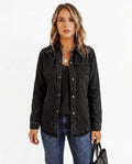 Heidi-Outlet - Tavin | Distressed Button-Up Shirt Women