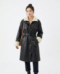 Heidi-Outlet - Varel | Shearling-Lined Belted Coat Women