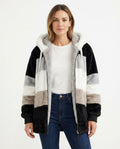 Heidi-Outlet - Cotir | Color-Block Hooded Jacket Women