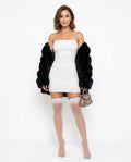 Heidi-Outlet - Zaron | Faux Fur Open-Front Coat Women