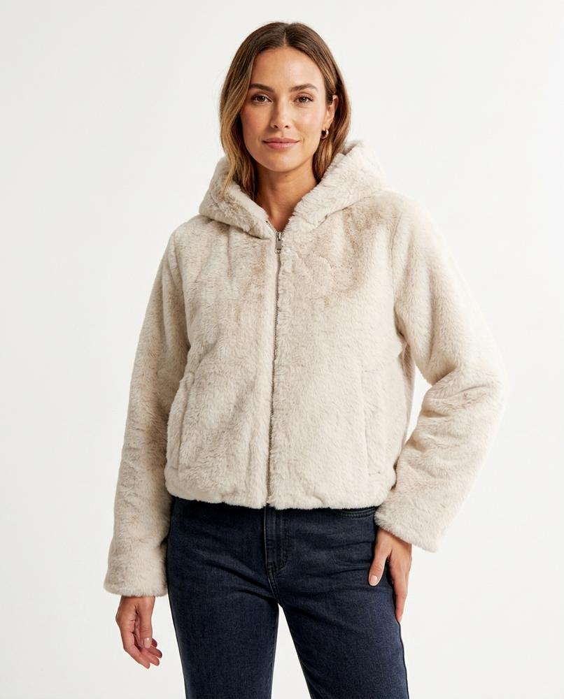 Heidi-Outlet - Sasil | Hooded Plush Jacket Women