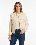 Heidi-Outlet - Maral | Structured Pearl-Embellished Jacket Women