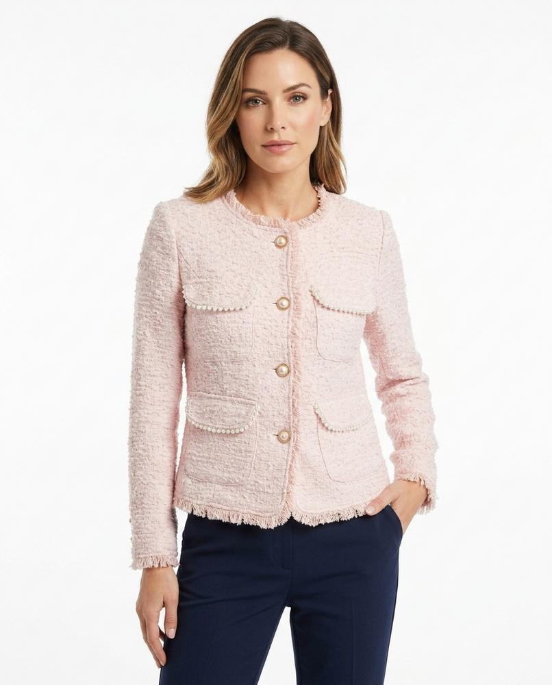 Heidi-Outlet - Maral | Structured Pearl-Embellished Jacket Women