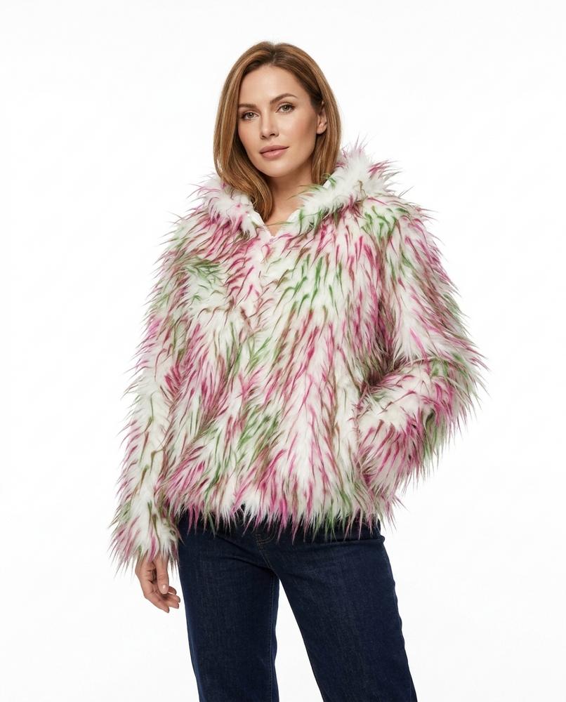 Heidi-Outlet - Cavan | Faux Fur Hooded Jacket Women