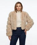 Heidi-Outlet - Arsel | Collarless Segmented Jacket Women