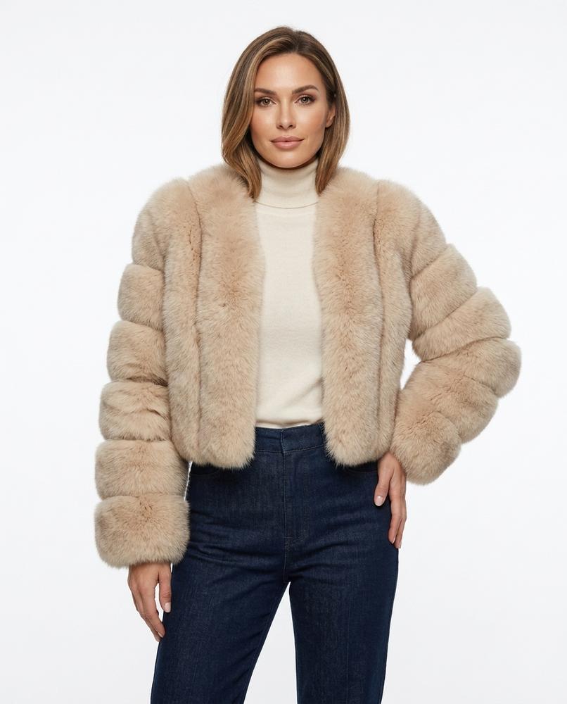 Heidi-Outlet - Arsel | Collarless Segmented Jacket Women