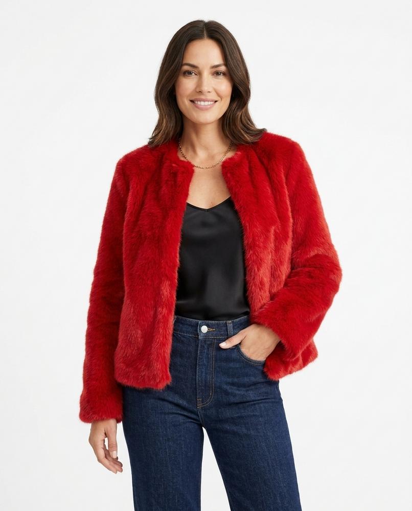 Heidi-Outlet - Arsel | Collarless Segmented Jacket Women