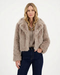 Heidi-Outlet - Yoram | Faux Fur Cropped Jacket Women