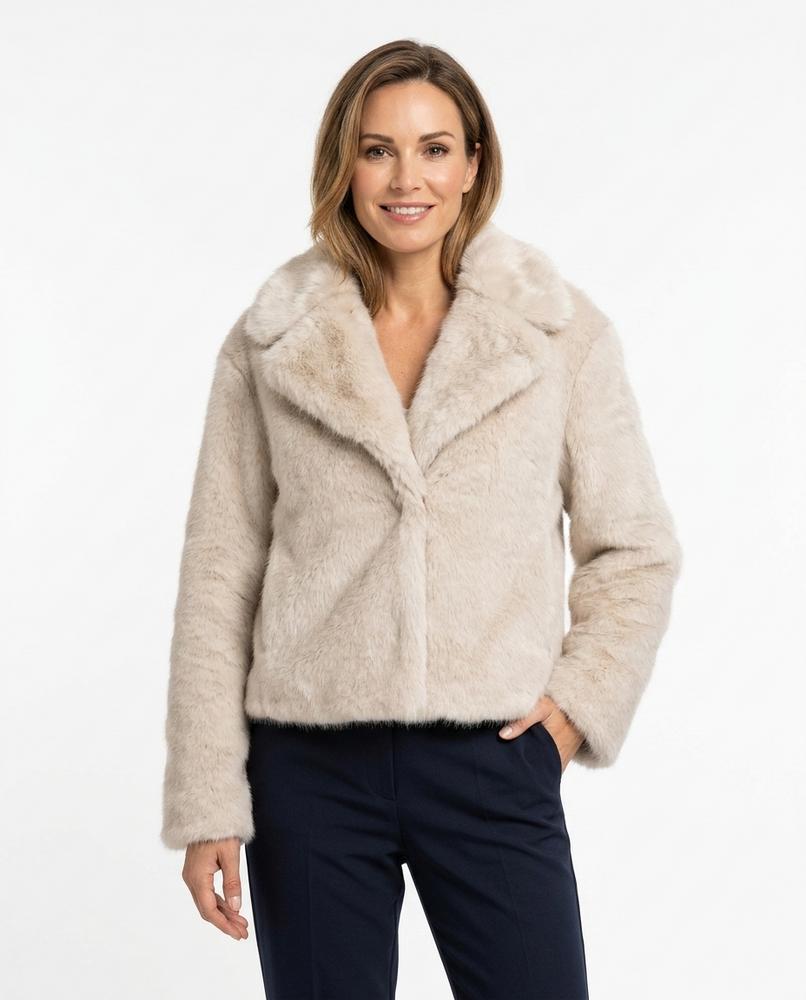 Heidi-Outlet - Yoram | Faux Fur Cropped Jacket Women