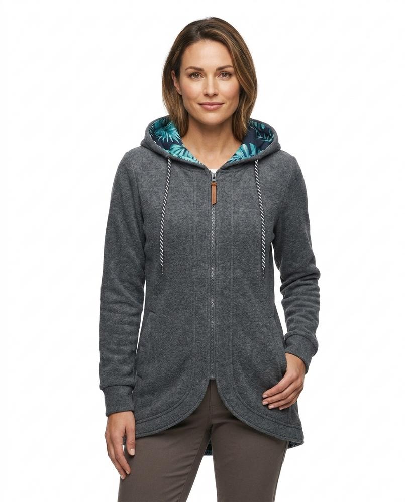 Heidi-Outlet - Tasil | Zip-Up Asymmetrical Hoodie Women