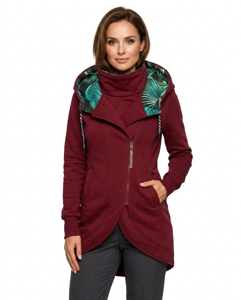 Heidi-Outlet - Tasil | Zip-Up Asymmetrical Hoodie Women