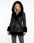 Heidi-Outlet - Lolin | Faux Fur-Trimmed Belted Coat Women