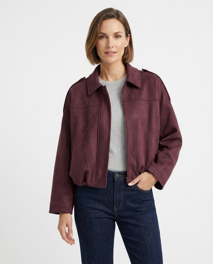 Heidi-Outlet - Malar | Sueded Relaxed-Fit Jacket Men