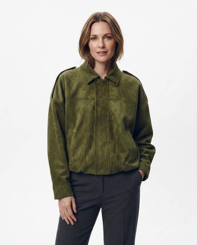Heidi-Outlet - Malar | Sueded Relaxed-Fit Jacket Men