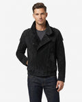 Heidi-Outlet - Ralor | Suede Asymmetrical Jacket Men