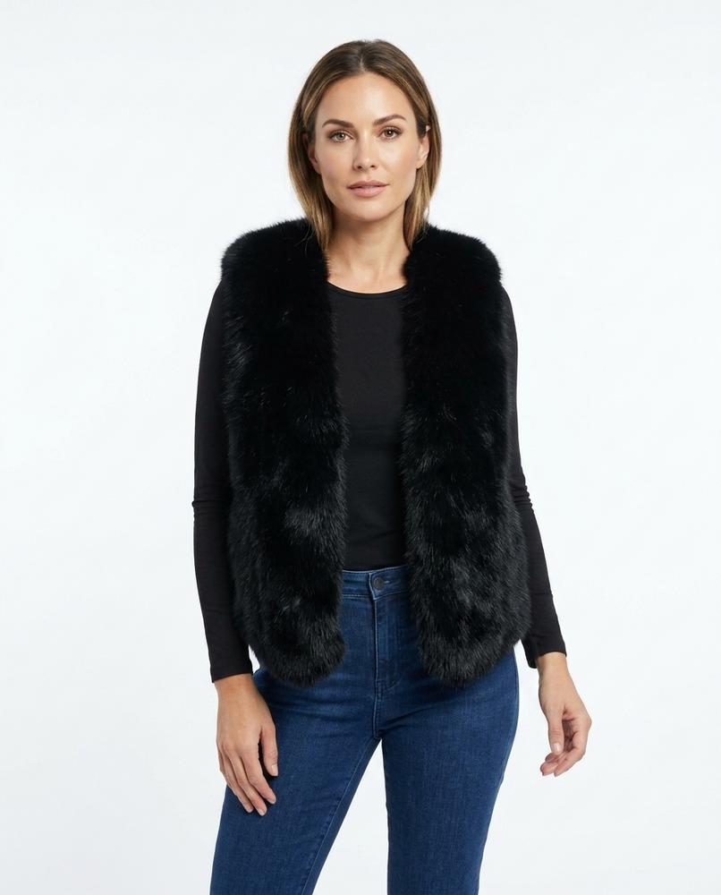 Heidi-Outlet - Nevin | Faux Fur Sleeveless Vest Women