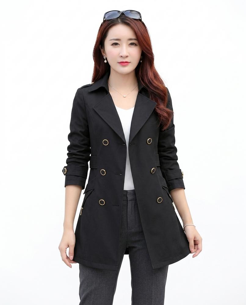 Heidi-Outlet - Coser | Double-Breasted Slim-Fit Coat Women