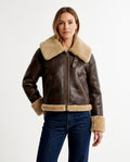 Heidi-Outlet - Dalom | Shearling-Lined Cropped Jacket Women