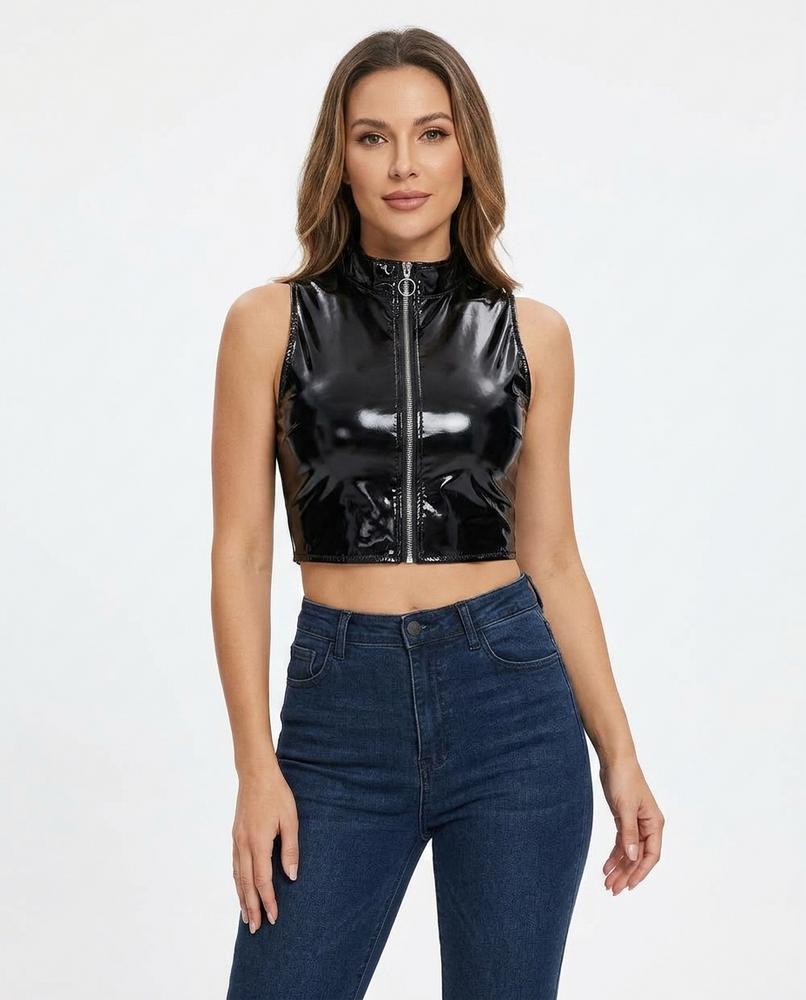 Heidi-Outlet - Zanor | High-Shine Zip-Up Top Women