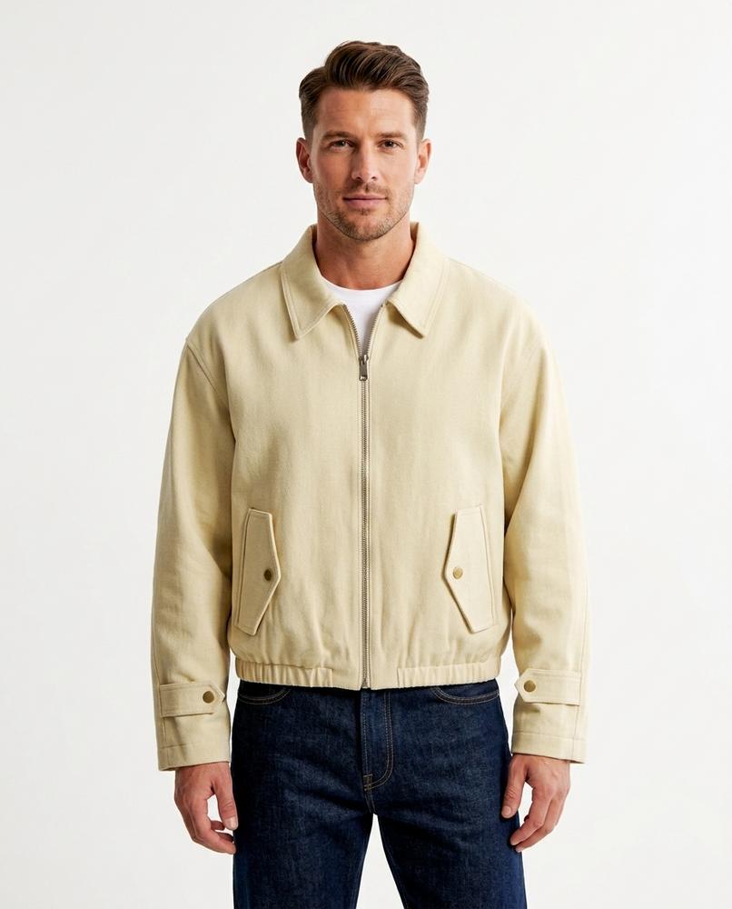 Heidi-Outlet - Risil | Zip-Up Collared Jacket Men
