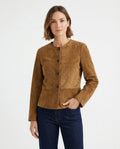Heidi-Outlet - Notir | Sueded Collarless Jacket Women