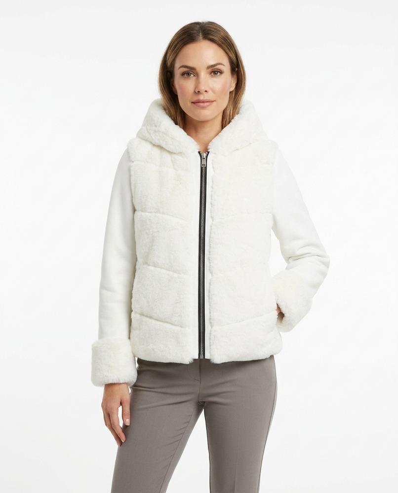 Heidi-Outlet - Setal | Hooded Faux Fur Jacket Women