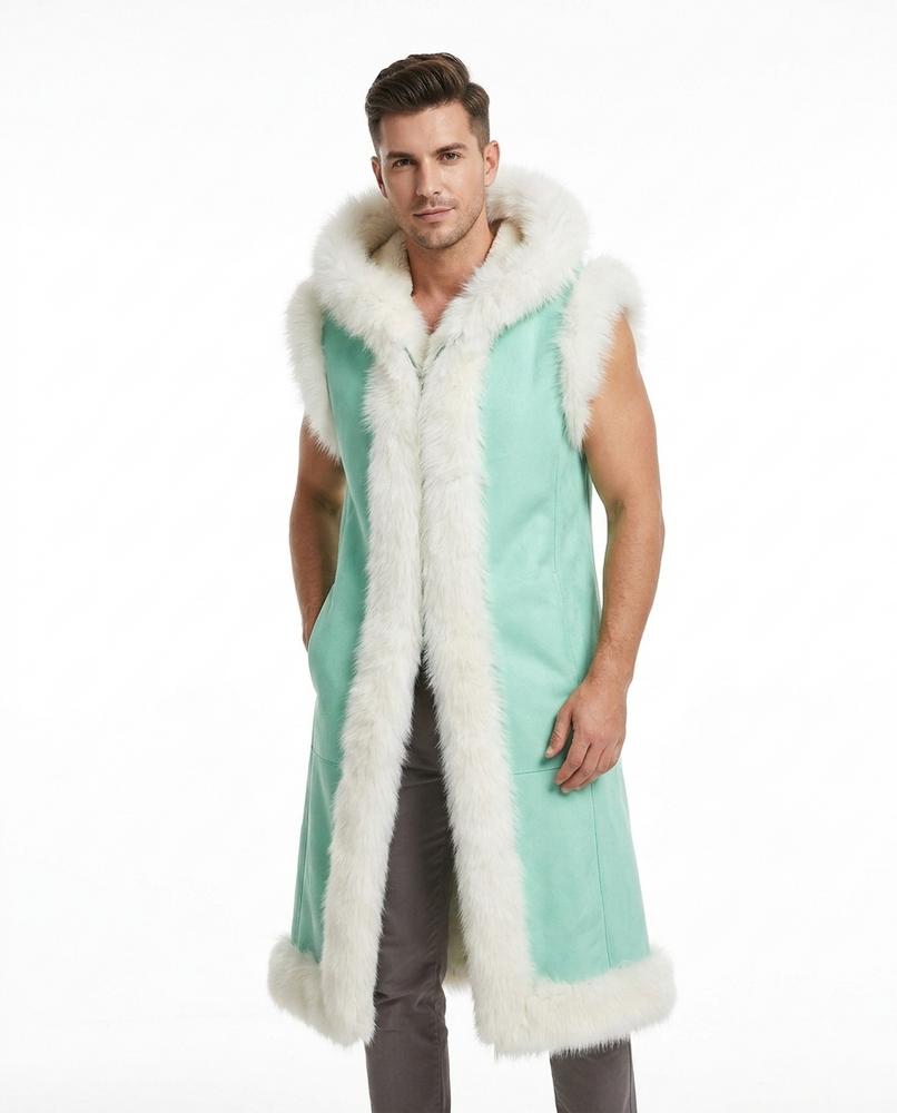 Heidi-Outlet - Elmel | Transparent Fur-Trimmed Coat Men