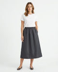 Heidi-Outlet - Yomor | Flared Elastic-Waist Skirt Women