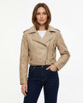 Heidi-Outlet - Kevel | Belted Asymmetrical Leather Jacket Women
