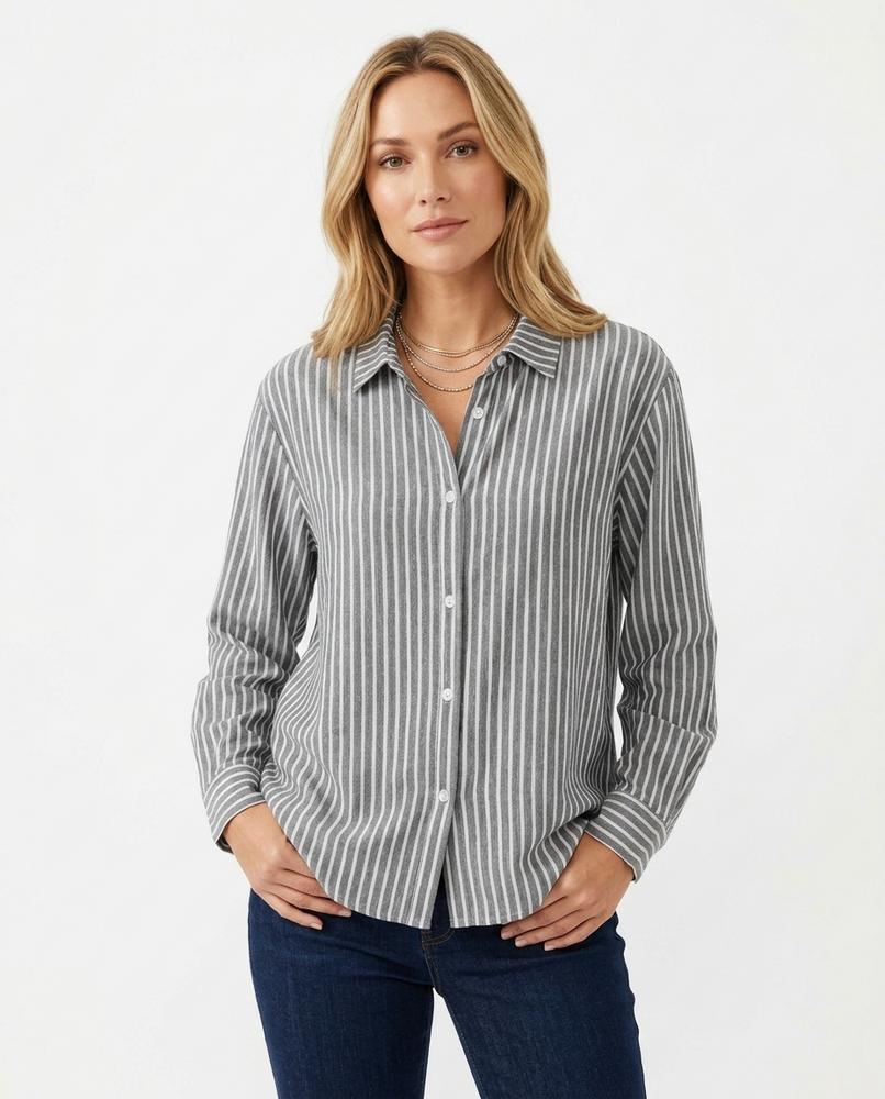 Heidi-Outlet - Zarel | Plaid Button-Down Shirt Women