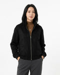 Heidi-Outlet - Elmon | Zip-Up Suede-Look Jacket Women