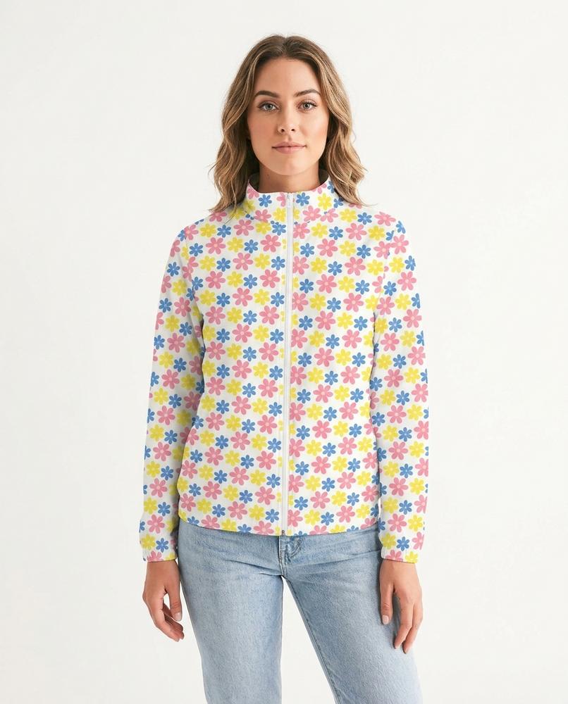 Heidi-Outlet - Ratal | Floral-Print Zip-Up Jacket Women