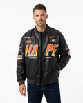 Heidi-Outlet - Yomin | Faux-Leather Printed Jacket Men