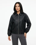 Heidi-Outlet - Veram | Faux Leather Zip-Up Leather Jacket Women