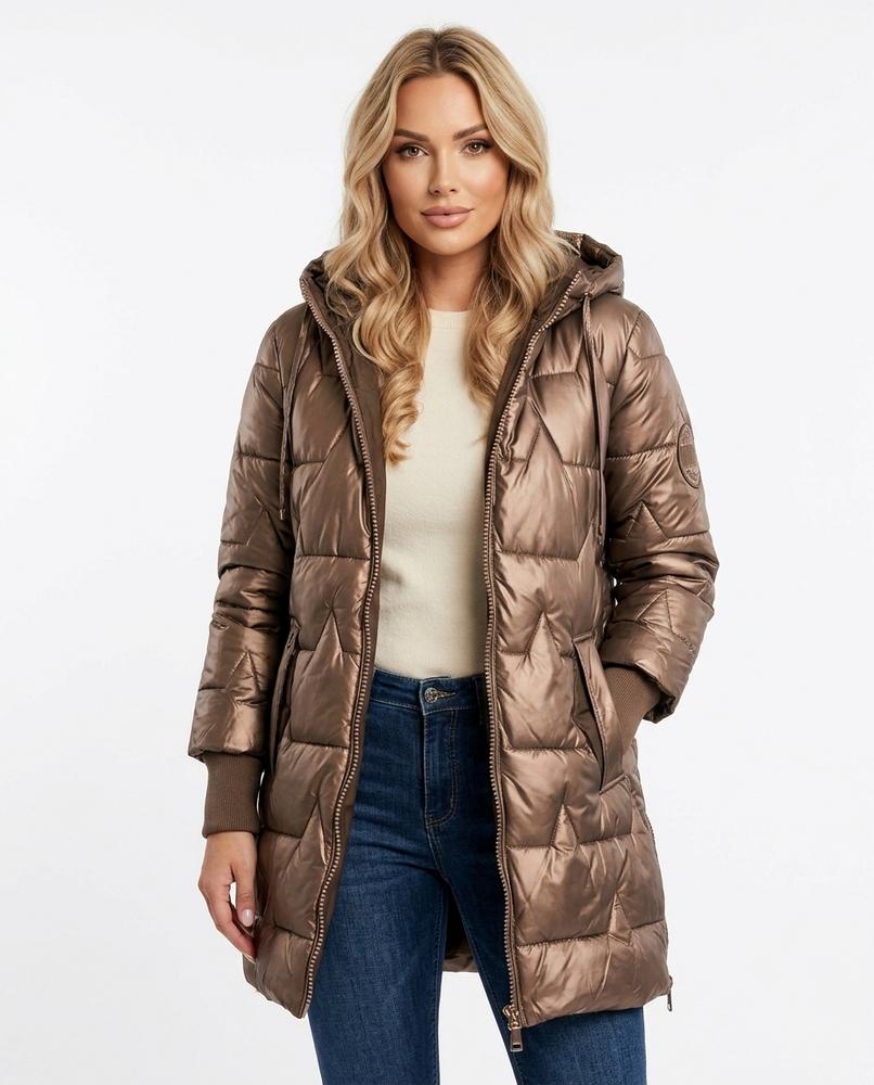 Heidi-Outlet - Losil | Quilted Hooded Jacket Women