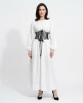 Heidi-Outlet - Lydan | Lace-Up Balloon Sleeve Dress Women