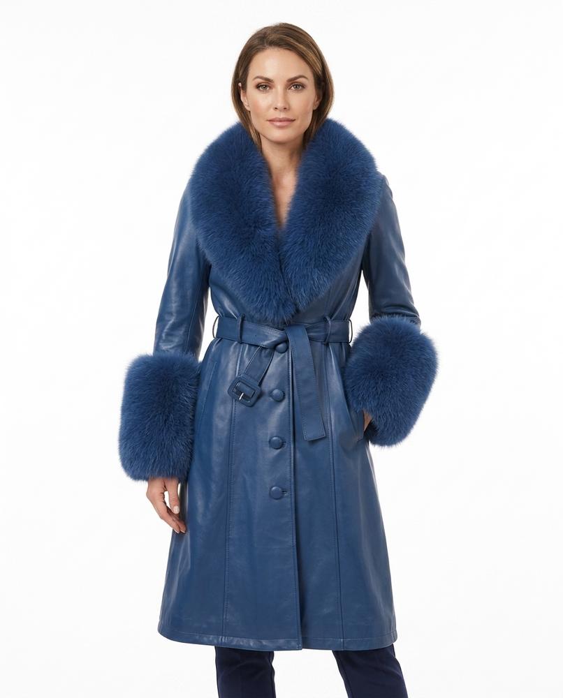 Heidi-Outlet - Arran | Fur-Trimmed Belted Coat Women
