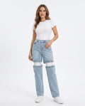 Heidi-Outlet - Samel | High-Waist Cut-Out Pants Women