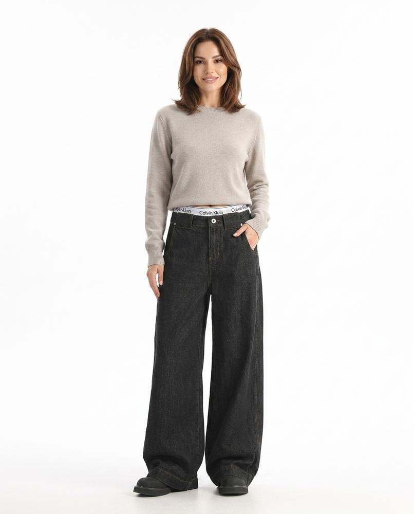 Heidi-Outlet - Alzan | Wide-Leg Washed Pants Women